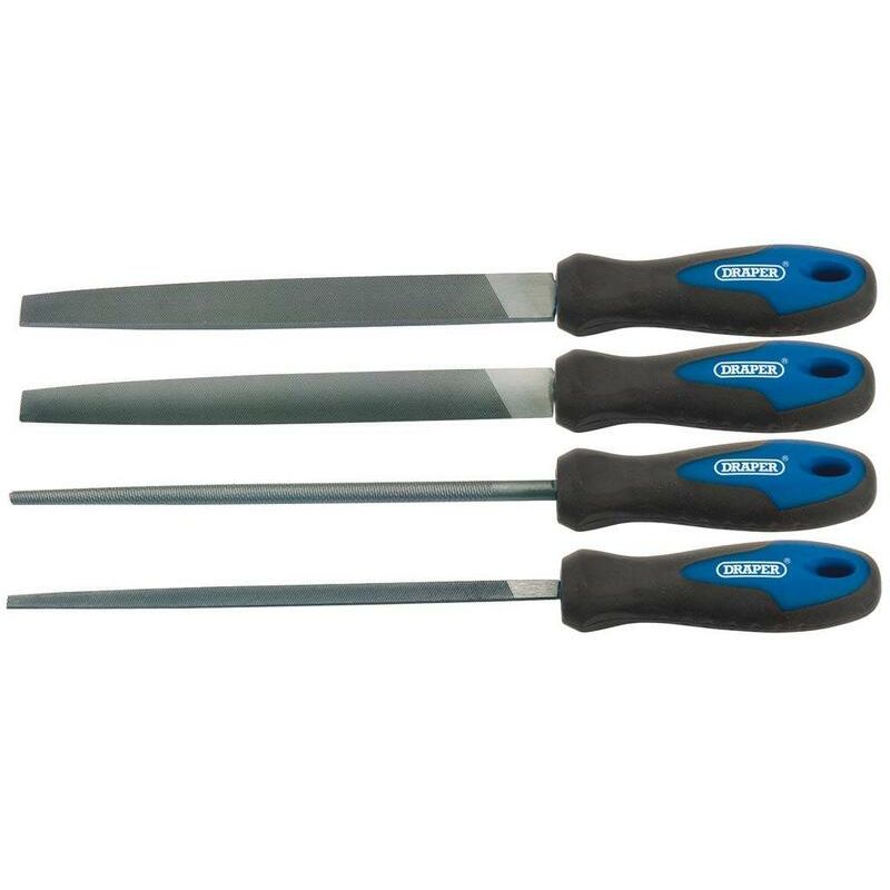 Jeu de 4 limes DRAPER 200mm