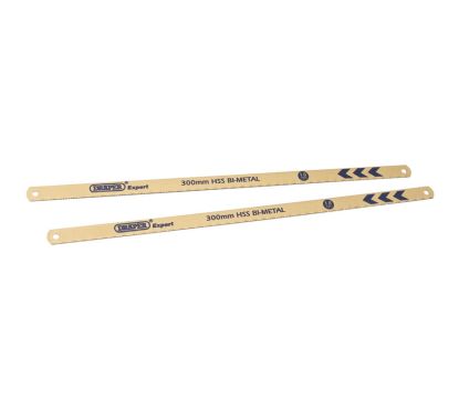 Lames de rechange bi-métal DRAPER 2pce x300mm pour scie à métaux