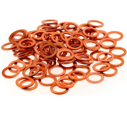 Rondelles cuivre BIHR 8x12x1,0mm 100 pièces