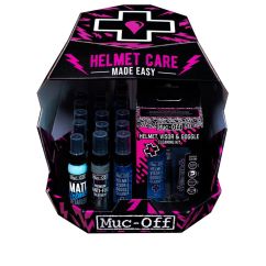 Présentoir de comptoir MUC-OFF Pack entretien casque - sans produits