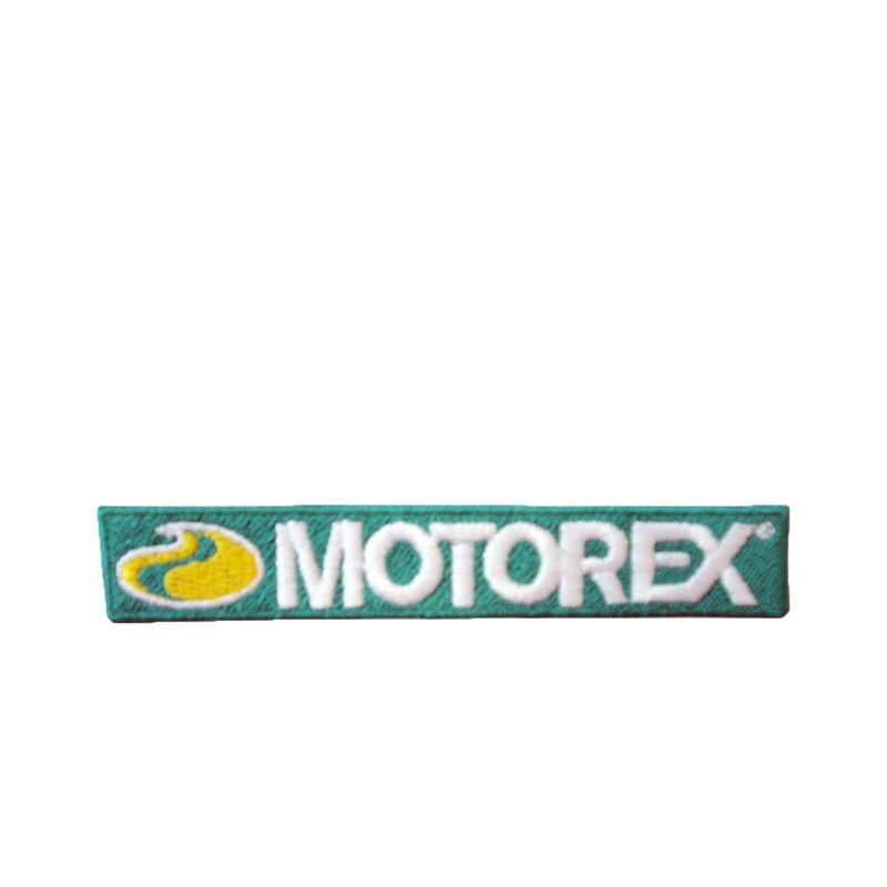 Badge MOTOREX tissu 90 x 55mm vert