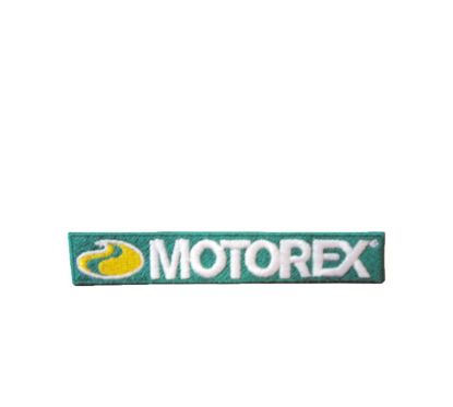 Badge MOTOREX tissu 90 x 55mm vert