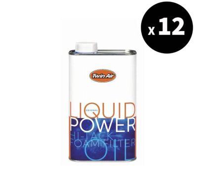 Huile pour filtre à air TWIN AIR Liquid Power - bidon 1L x12