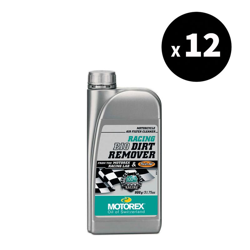 Nettoyant poudre filtre à air MOTOREX Racing Bio Air Filter Cleaner - 900g (x12)