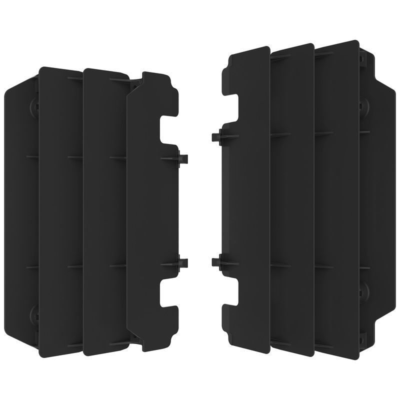 Cache-radiateur POLISPORT noir - Kawasaki KX250 Cache-radiateur POLISPORT noir - Kawasaki KX250