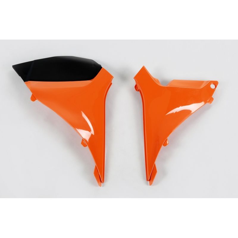 Caches boîte à air UFO orange KTM SX-F250/350/450/505 Caches boîte à air UFO orange KTM SX-F250/350/450/505