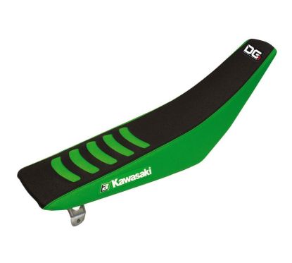 Housse de selle BLACKBIRD Double Grip 3 vert/noir Kawasaki KX250F/450F