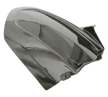 Garde boue arrière LIGHTECH carbone brillant