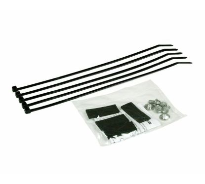 Protections de cadre RACETECH bi-matières orange/noir