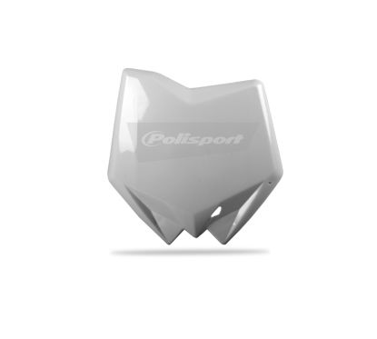Plaque numéro frontale POLISPORT blanc Husqvarna
