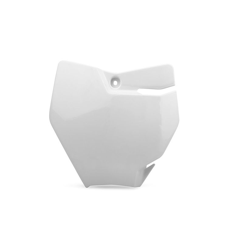 Plaque numéro frontale POLISPORT blanc KTM SX65 Plaque numéro frontale POLISPORT blanc KTM SX65
