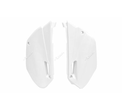 Plaques latérales RACETECH blanc