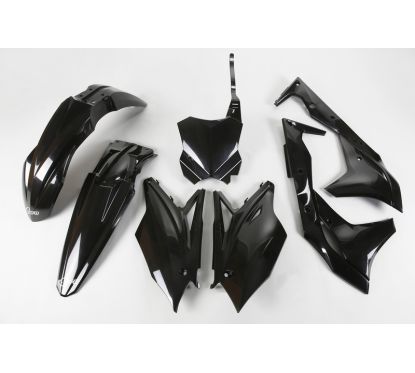 Kit plastique UFO noir Kawasaki KX250F