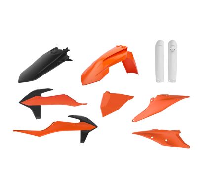 Kit plastique POLISPORT couleur origine - KTM EXC/EXC-F