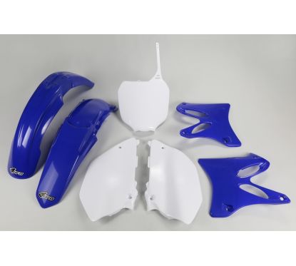 Kit plastique UFO couleur origine bleu/blanc Yamaha YZ125/144/250