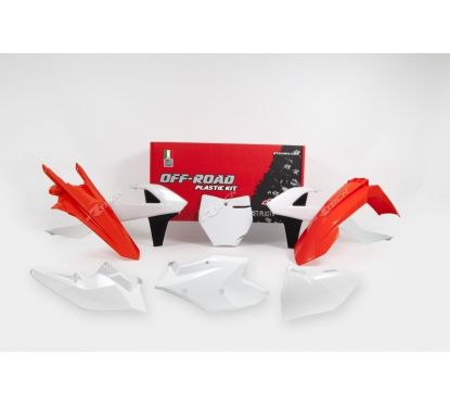 Kit plastique RACETECH couleur origine (2017) orange/blanc/noir KTM