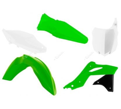Kit plastique RACETECH couleur origine (2016) vert/blanc/noir Kawasaki KX250F