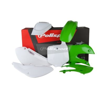 Kit plastique POLISPORT couleur origine (13-14) Kawasaki KX65