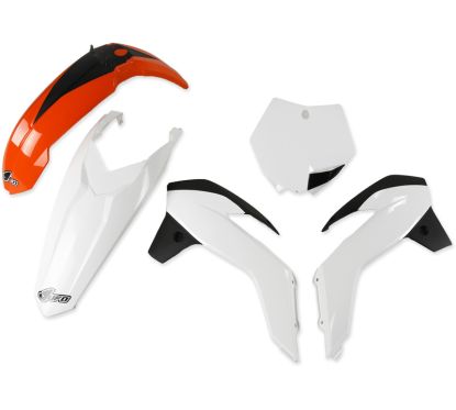 Kit plastique UFO origine (2017) orange/blanc/noir KTM SX85