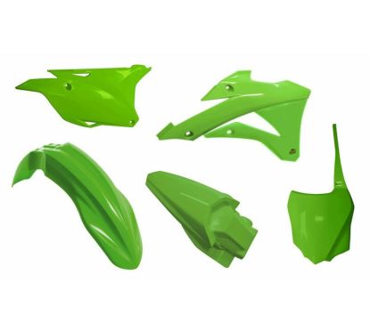 Kit plastiques RACETECH couleur origine (2021) Kawasaki KX 85-100