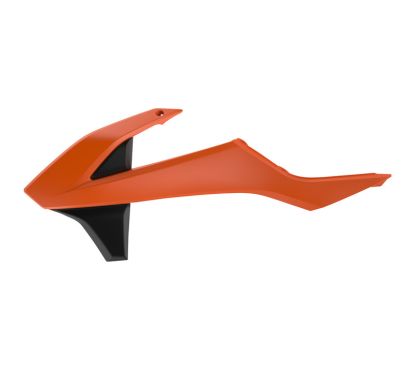 Ouïes de radiateur POLISPORT couleur origine 16 orange/noir KTM