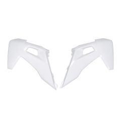 Ouies de radiateur UFO blanc Husqvarna FE/TE