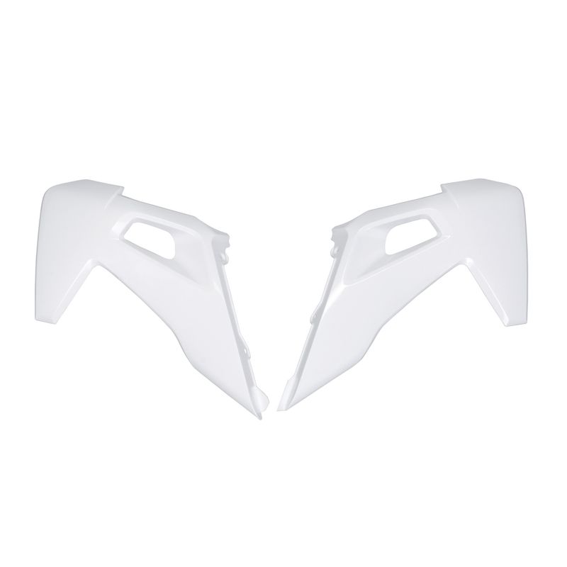 Ouies de radiateur UFO blanc Husqvarna FE/TE Ouies de radiateur UFO blanc Husqvarna FE/TE