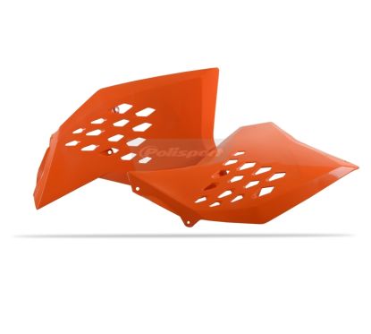 Ouïes de radiateur POLISPORT orange KTM