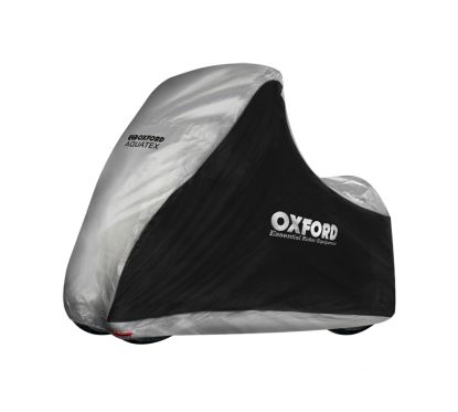 Housse de protection intérieur / extérieur OXFORD Aquatex noir/argent - scooter - MP3/3roues