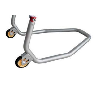 Béquille de stand LIGHTECH - Arrière - supports diabolos - Inox