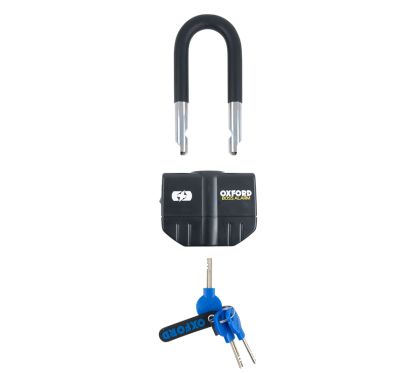 Antivol chaîne OXFORD Boss Alarm 16mm + chaine 12X1.2 - homologué Sold Secure Gold / FG SBSC / ART4