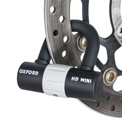 Bloque-disque OXFORD HD Mini - Ø14mm noir - homologué Sold Secure Diamond