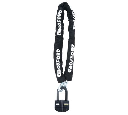 Antivol chaîne OXFORD Boss Alarm 16mm + chaine 12mm X 1.5m - homologué Sold Secure Gold / FG SBSC / ART4