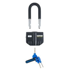 Antivol chaîne OXFORD Boss Alarm 16mm + chaine 12mm X 1.5m - homologué Sold Secure Gold / FG SBSC / ART4