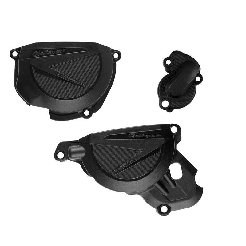 Kit de protections de carters d'embrayage et d'allumage POLISPORT Kit de protections de carters d'embrayage et d'allumage POLISPORT