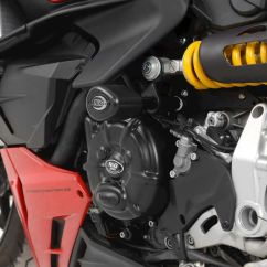Tampons de protection R&G RACING Aero noir  Ducati Panigale V2