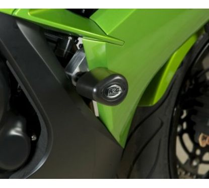 Tampons de protection R&G RACING Aero noir Kawasaki ER6-F