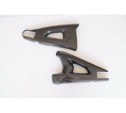 Carter de bras oscillant LIGHTECH carbone brillant