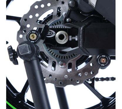 Pions de bras oscillant avec platine R&G RACING noir Kawasaki Z900