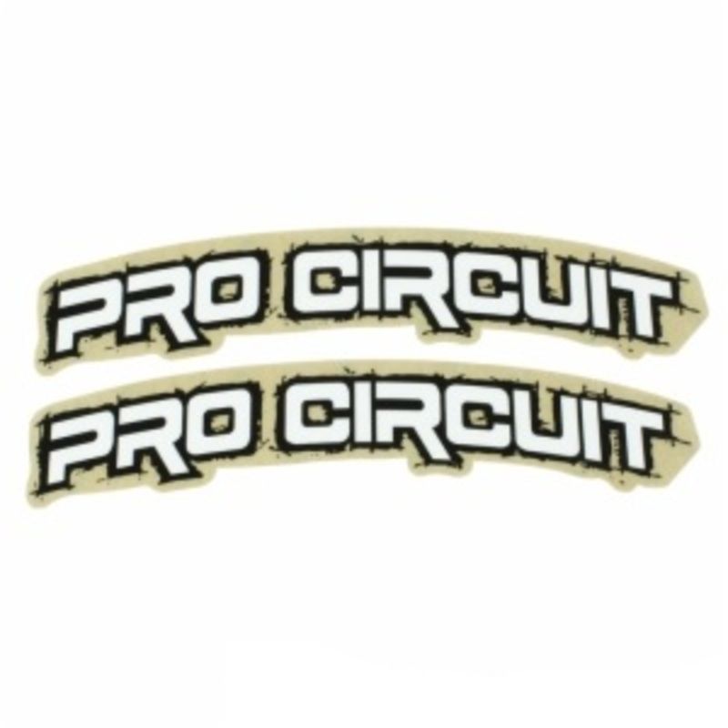 Autocollants rétro pour garde-boue PRO CIRCUIT Autocollants rétro pour garde-boue PRO CIRCUIT