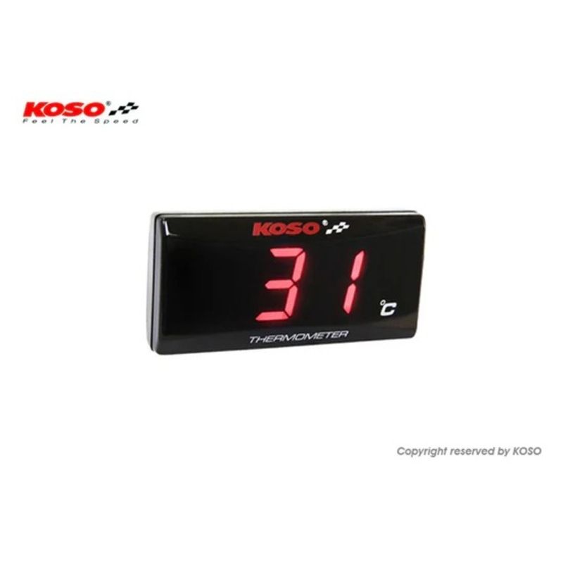 Thermomètre KOSO Superslim - rouge