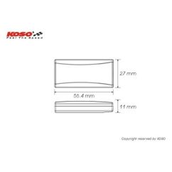 Thermomètre KOSO Superslim - rouge