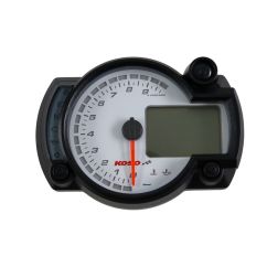 Tachymètre KOSO RX2NR+ avec thermomètre et alarme de température - shiftlight