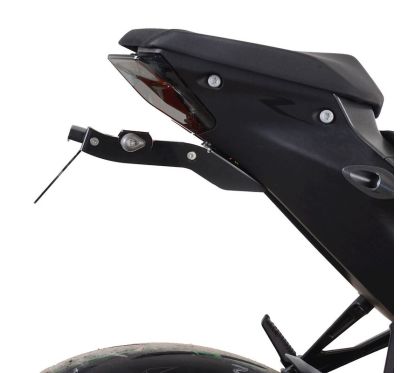 Support de plaque R&G RACING noir/orange