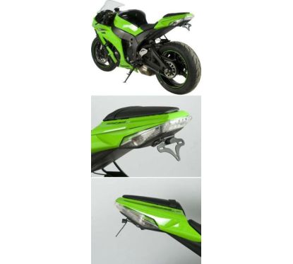 Support de plaque R&G RACING noir Kawasaki ZX10R