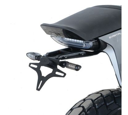 Support de plaque R&G RACING noir Husqvarna Svartpilen 701