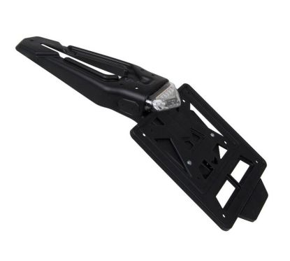 Support de plaque d'immatriculation 60° RACETECH avec lumière LED