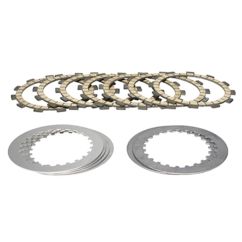Kit disques garnis + lisses d'embrayage PROX