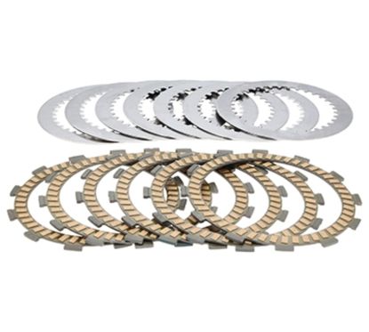 Kit disques garnis + lisses d'embrayage PROX