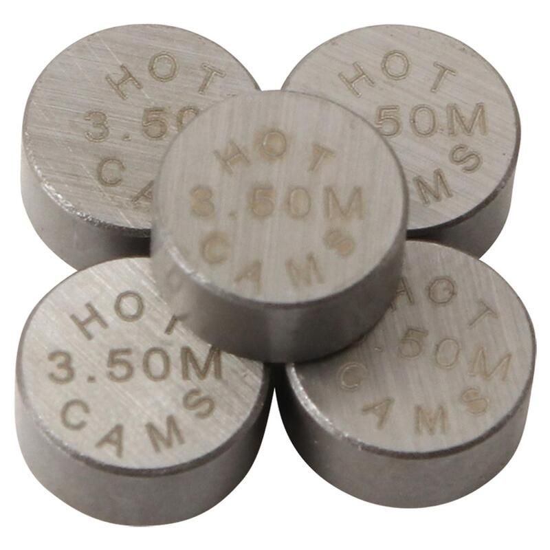 Pastilles de soupape HOT CAMS Ø7,48x3,50mm - jeu de 5 Pastilles de soupape HOT CAMS Ø7,48x3,50mm - jeu de 5